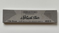 Set de sase mine originale pentru creion, de COLECTIE, producator BLACK STAR Bohemia Works Czechoslovakia (1)
