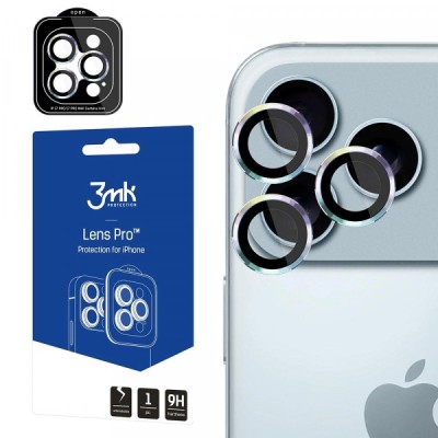 Folie de protectie Camera Spate 3MK Protection Pro pentru Apple iPhone 17 Pro Max / 17 Pro, Sticla Securizata, Multicolor foto