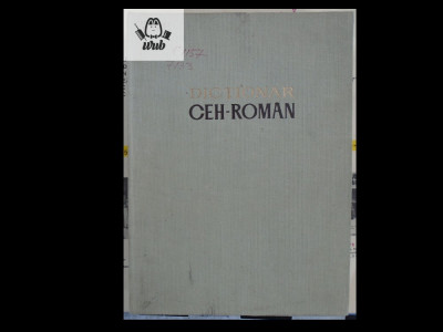 Dictionar ceh-roman - cel mai mare foto