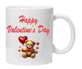 Cana alba personalizata &quot;I&#039;ll love you forever and ever and happy Valentine&#039;s Day&quot;, INOVATIX&reg;. 330ml