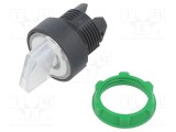 Comutator rotativ 22mm alb LED IP66 proeminent SCHNEIDER ELECTRIC