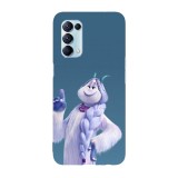 Husa compatibila cu Oppo A55, Viceversa, model Meechee Smallfoot, Silicon, TPU, Transparent, Carcasa