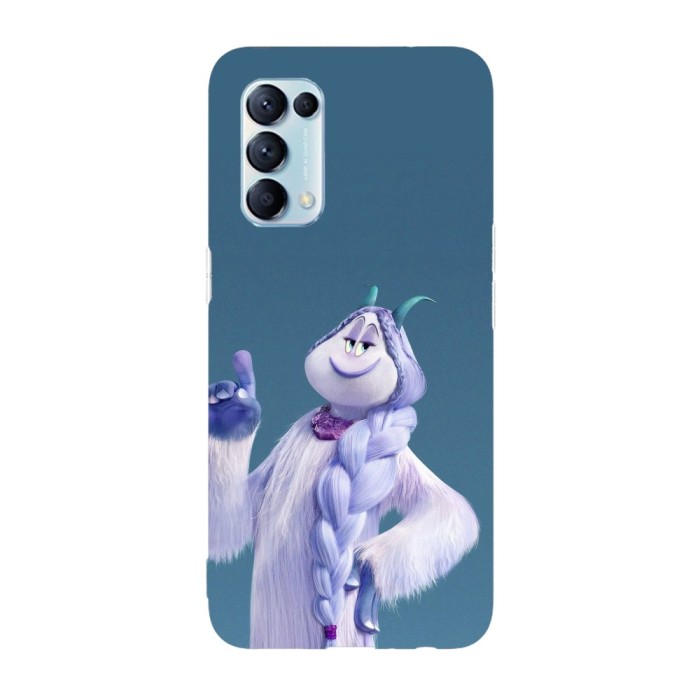 Husa compatibila cu Oppo A52, Viceversa, model Meechee Smallfoot, Silicon, TPU