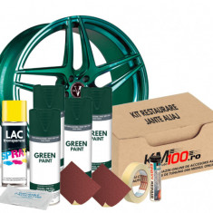 Kit reparatie jante, culoare VERDE INCHIS (V4) - Cod RAL: 6009