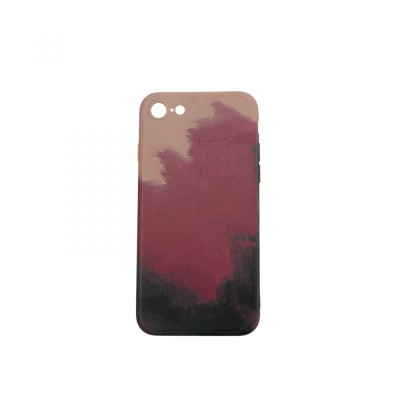 Husa protectie flippy compatibila cu apple iphone 11 tpu ombre, negru/mov/roz foto