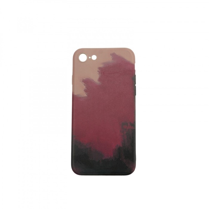Husa protectie flippy compatibila cu apple iphone 11 tpu ombre, negru/mov/roz