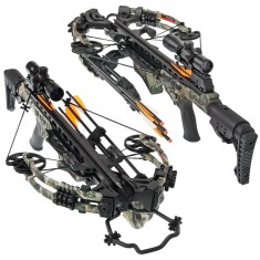 Set arbaleta compound X-BOW FMA Scorpion III 405 fps / 200 lbs Camo foto