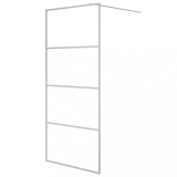 Cumpara ieftin Paravan dus walk-in argintiu 90x195 cm sticla ESG transparenta