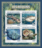 Timbre Niger 2016 - Rechini, Set Complet, Colita + Bloc MNH