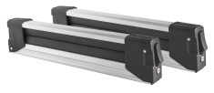Suport schi snowboard Menabo Yelo 4 Silver pe bare transversale, 4 perechi ski / 2 snowboard
