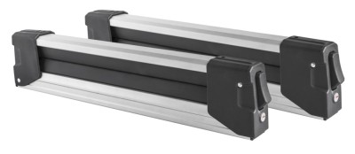 Suport schi snowboard Menabo Yelo 4 Silver pe bare transversale, 4 perechi ski / 2 snowboard foto