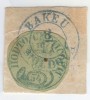 Moldova 1858 - Cap de Bour 54 parale stampila ,,BAKEU&#039;&#039; autentic (cititi descrierea), Stampilat