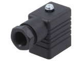 Conector Valvă Mufă B 11mm Mamă 3PIN 90&deg;