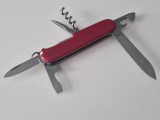Briceag Victorinox Sportsman Rosu, Pila, 84mm, Putini Folosit