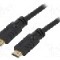 Cablu HDMI - HDMI, din ambele par&amp;#355;i, HDMI mufa, 15m, negru, AKYGA - AK-HD-150A