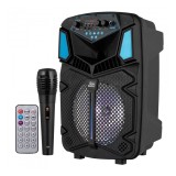 Cumpara ieftin Boxa Portabila Bluetooth JRH H8, 300W, Microfon, USB, TF, FM, LED, Acumulator 6h, Karaoke, Petreceri