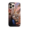 Husa compatibila cu Apple iPhone 12 model Zootopia, Silicon, TPU, Viceversa, Transparent, Carcasa