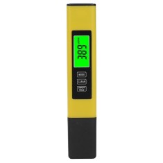 Tester profesional calitate apa 3 in 1, TDS, EC si temperatura, galben