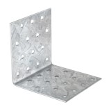 Vinclu Placa Perforata De Imbinare Lemn, 80X80X60X2Mm - 10Buc