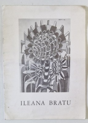 ILEANA BRATU , DESENE , CATALOG DE EXPOZITIE , 1980, PREZINTA URME DE UZURA foto