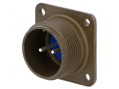Conector Circular Aluminiu 16S Oliv foto