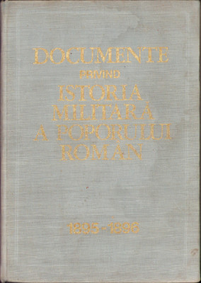 HST C6192 Documente privind istoria militară a poporului rom&amp;acirc;n 1895-1896 foto
