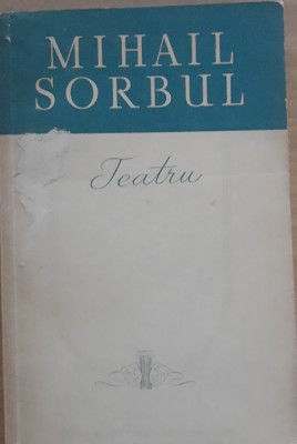 Teatru Vol 1 - Mihail Sorbul foto