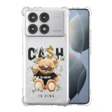 Husa antisoc pentru xiaomi poco f6 pro, airbag pro, transparent, cash is king
