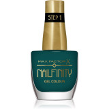 Max Factor Nailfinity Gel Colour gel de unghii fara utilizarea UV sau lampa LED culoare 865 Dramatic 12 ml