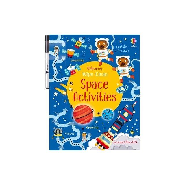Wipe-Clean Space Activities