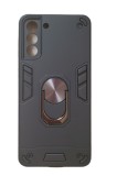 Husa antisoc Hybrid Armour cu inel Samsung S21 5G Negru