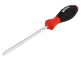 Şurubelniţă Imbus Sferic HEX 6mm SoftFinish 125mm, WIHA