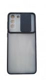 Huse silicon cu protectie camera slide Samsung Galaxy S21 Plus ; S21+ , Negru, Alt model telefon Samsung