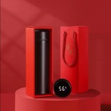 Termos smart cu pereti dublii din inox si afisaj LED, indicator temperatura