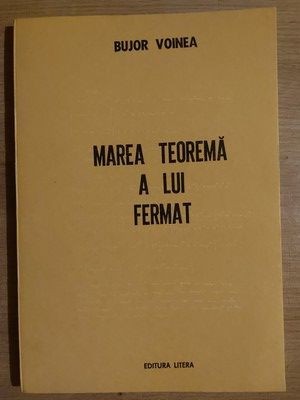 Marea teorema a lui Fermat- Bujor Voinea foto