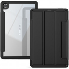 Husa Tableta Plastic - TPU OEM Flip Smart Leather pentru Samsung Galaxy Tab A7 10.4 (2020), Sleep Function, Neagra