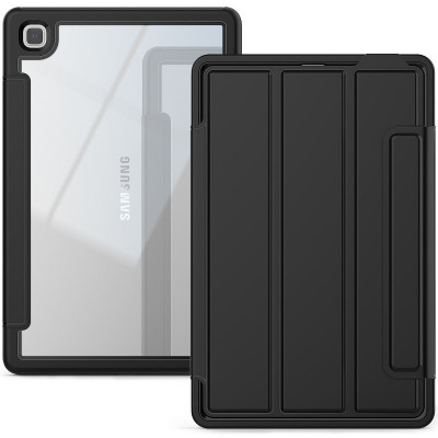 Husa Tableta Plastic - TPU OEM Flip Smart Leather pentru Samsung Galaxy Tab A7 10.4 (2020), Sleep Function, Neagra foto