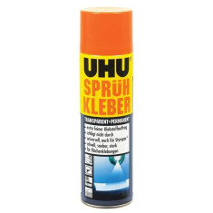 Spray Adeziv Uhu Contact, 500 ml, Adeziv Spray, Adeziv pentru Materiale Constructii, Adezivi pentru Suprafete Multiple, Adezivi Montaj, Adeziv pentru