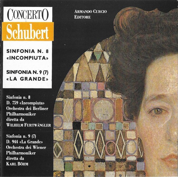 CD Schubert &lrm;&ndash; Sinfonia N. 8 &quot;Incompiuta&quot;, Sinfonia N. 9 (7) &quot;La Grande&quot;, original