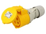 Soclu conector alimentare AC 16A 110V AC IP44, pe cablu