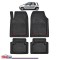 Covorase Auto TeamCar&reg; Tip Tavita Compatibile Smart Forfour Generatia I (2004&ndash;2006) Negru Material Rezistent