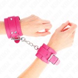 Kink Wrist Restraint-Cătușe pentru &Icirc;ncheieturi Raspberry Rose