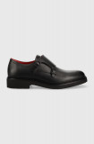 Cumpara ieftin HUGO pantofi de piele Luxity barbati, culoarea negru, 50486286