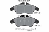 TEXTAR 2399002 Q+ set placute frana,frana disc