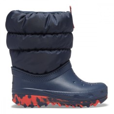 Cizme Crocs Classic Neo Puff Boot Kids Bleumarin - Navy