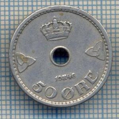 AX 394 MONEDA - NORVEGIA - 50 ORE -ANUL 1946 -STAREA CARE SE VEDE