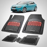 Cumpara ieftin Covorase Seat Leon Hatchback 3 Usi Compatibile 2013-2017 | Red