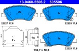 ATE 13.0460-5506.2 set placute frana,frana disc