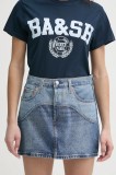 Levi&#039;s fusta ICON SKIRT WESTERN YOKE mini, drept, 001VJ