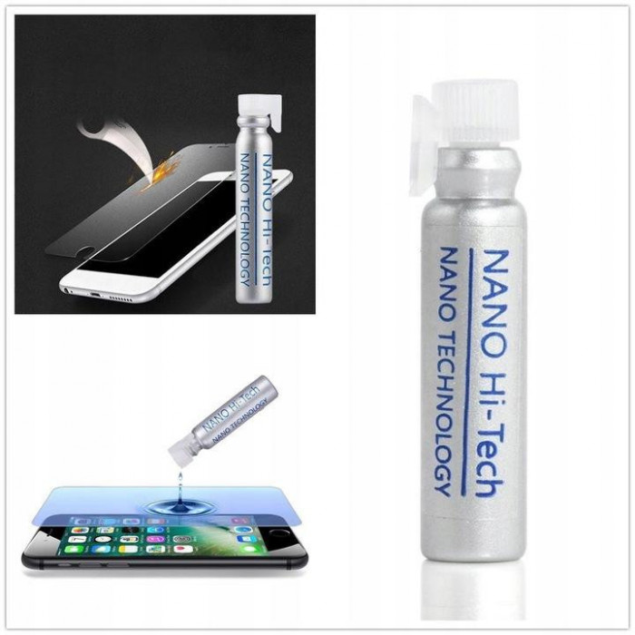 Folie de sticla telefon 9H universala, textura lichida, protectie invizibila display Nano Hi-Tech